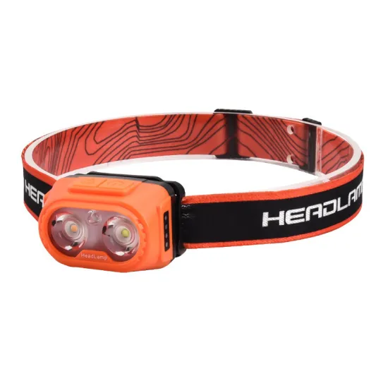 Goldmore4 High Power Waterproof Motion Sensor USB Rechargeable LED Headlamp for Camping and Hiking