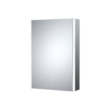 PTB Cold and Warm Light Switch Touch Sensing Smart Bathroom LED Mirror Cabinet