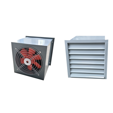 정사각형 벽 장착 축 팬