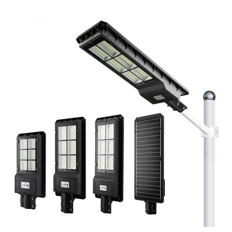 Solar LED Intelligenter wasserdichter IP65 Outdoor 100w 150W 200w 300w Radarsensor Integriert in eine LED-Solarstraßenlaterne