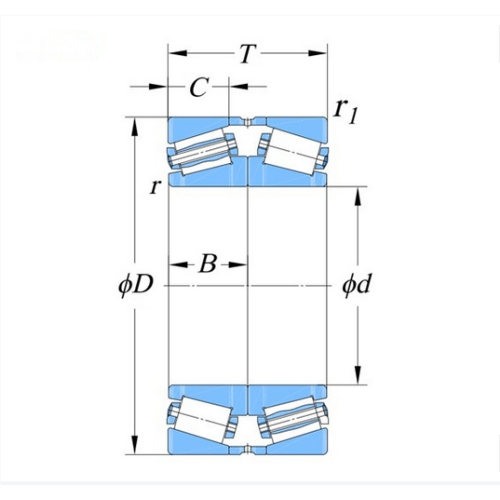 双列圆锥英制TDI、DF滚子轴承
