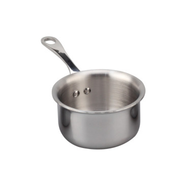 Three Ply Mini Sauce Pot With Long Handle