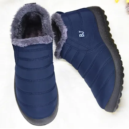 Men Boots Lightweight Winter Shoes For Men Snow Boots Plush Warm Men Ankle Boots Unisex Winter Boots Footwear Plus Size 37 47