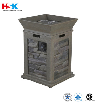 Outdoor garden treasures wholesale Patio Antique cast stone gas fire pit type Envirostone design Propane Gas fire pit bowl
