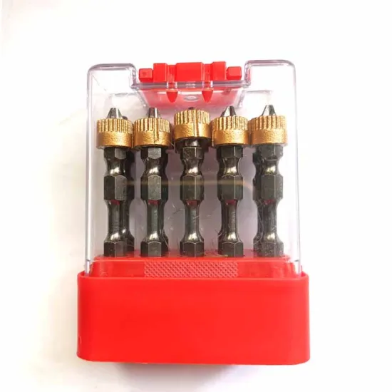 10pcs Gypsum Screw Bits Set with Magnetic Ring - 65mm Length