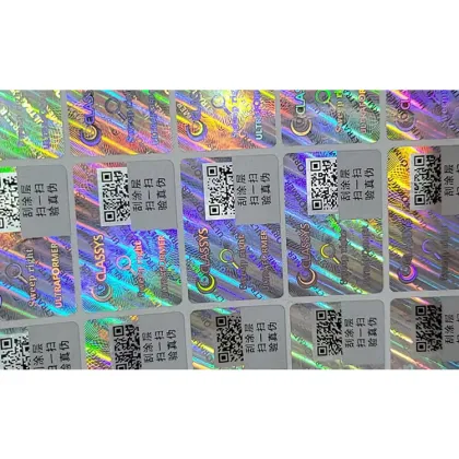 Custom Holographic Laser Anti-Counterfeiting Security Sealing Labels