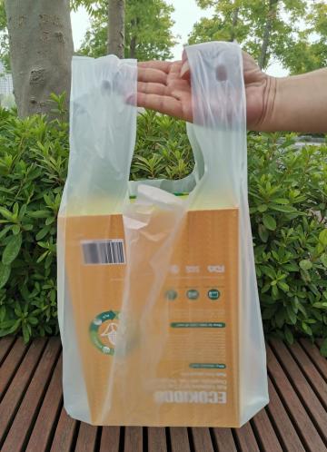 EN13432 Compostable Supermarket Plastic Carrier Bags