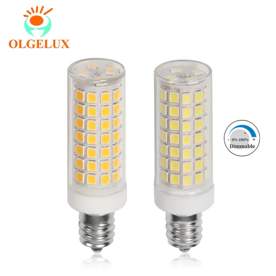 E12 LED Bulb Wholesale: 6W 600LM No Flicker Dimmable Warm White Light 3000K