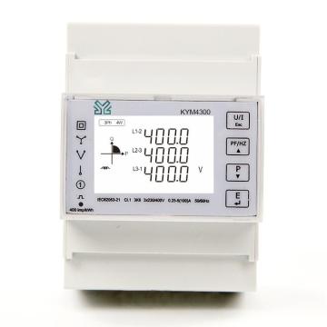 100A MID Three Phase RS485 Modbus Multi-Tariff Energy Meter for EV Charging Pile