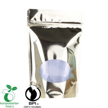 Clear PLA bag with window for food Packaging