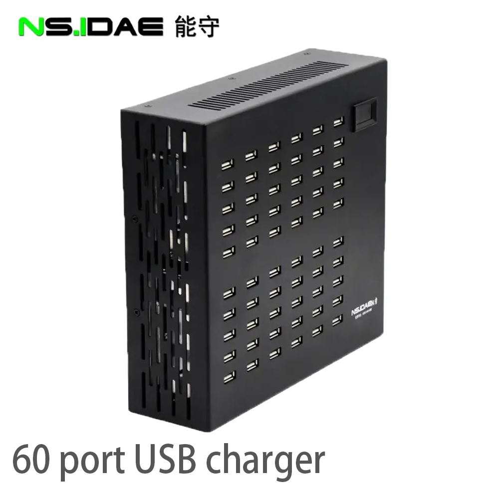 Estación de carga de cargadores USB de 60 puertos