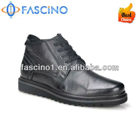 Men Casual Leather Ankle Boot