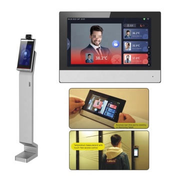 Terminal Pengenalan Wajah Kamera Termal Asli dengan DS-KC001 Android Pad Kelola Station Kit dalam stok