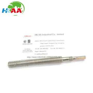 cnc machining precision stainless steel threaded rod screw/lead screw