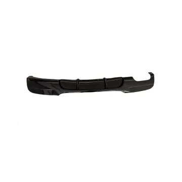 MP Style Gloss Black Unilateral Double Out Rear Bumper Lip and Diffuser for BMW E90 M-Tech