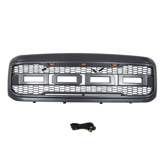 3 Pcs LED Amber Light Super Duty GRILL Fit for Ford F250 1999-2004