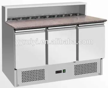 adjustable feet stainless steel counter top salad bar