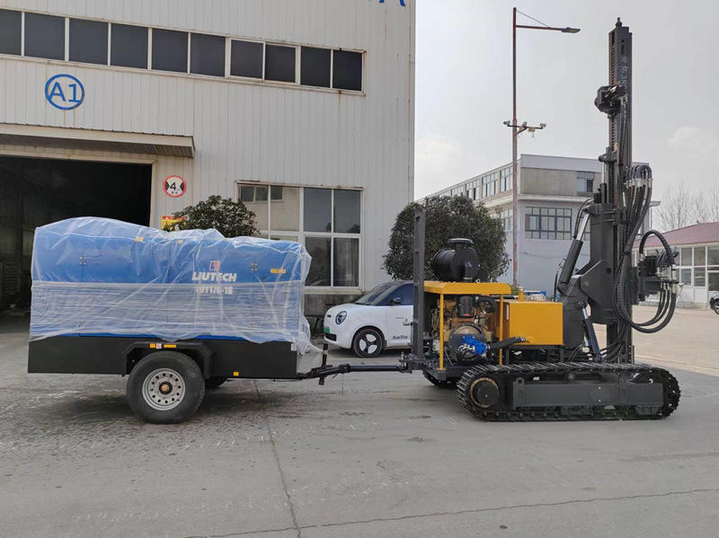 Portable Down-the-Hole Excavator Rig for Site Preparation