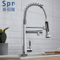 Hot Selling Brass Pull-Out Kitchen Faucet with Dual-Head Sprayer: Get Yours Now!