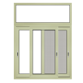 Premium White PVC Impact Resistant Sliding Window