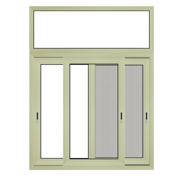 Modern Style PVC Double Glass Sliding Window