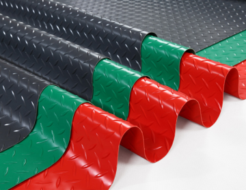 Plastic for carpet floor