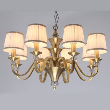 Modern Brass American Style LED Ceiling Chandelier for Indoor Art Decor