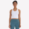 Crop tops de fitness para mulleres