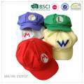 Fashion Green Flat Embroidery Octagonal Cap