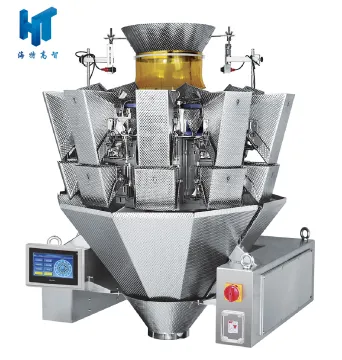 10 head packing weigher with touch screen