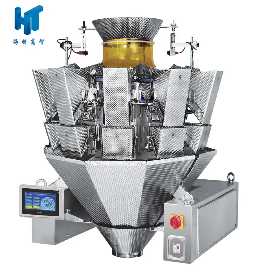 10 head packing weigher with touch screen