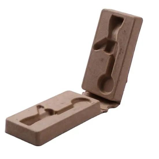 Disposable Moulded Pulp Water Box Filter Faucet Packaging