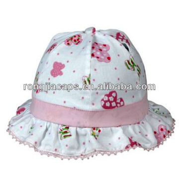 Custom 100% Cotton Baby Girls's Hat