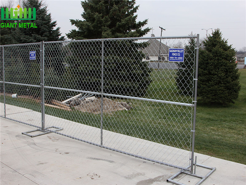 PVC Coated Temporary Fence For America