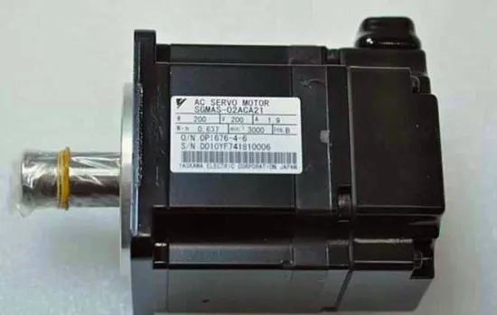 SGMAS-02ACA21 Yaskawa AC 200w Servo Three Phase Motor