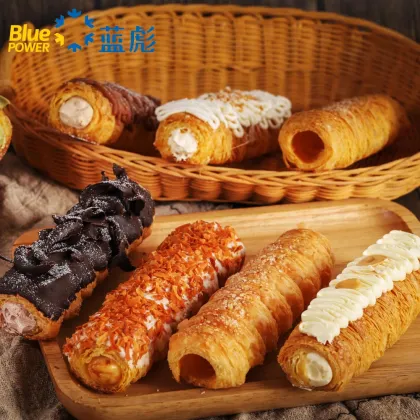 Baked Butter Crispy Cone Cream Bread for Western Breakfast Frozen Doughs