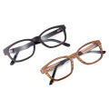 Vintage Square Wooden Eyeglass Frames