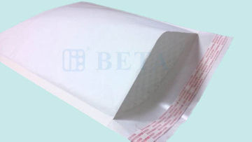 Beta Barrier Bubble Lining Bags Kraft Bubble Mailers White Golden Color #0