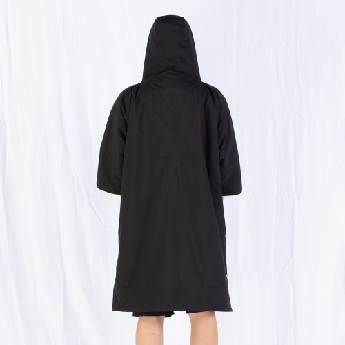 Black Grey waterproof dry changing robe outdoor jacket