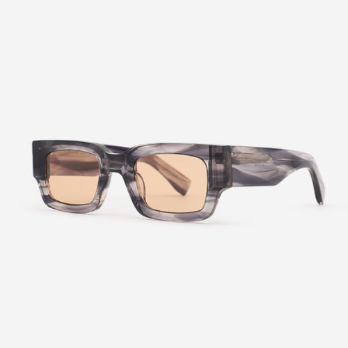 Square Shape Acetate Unisex Sunglasses