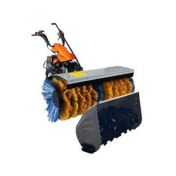 Gasoline-Powered Lawn Sweeper for Artificial Grass and Snow Removal