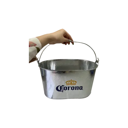 iron bucket wholesale beer bucket with bottle opener