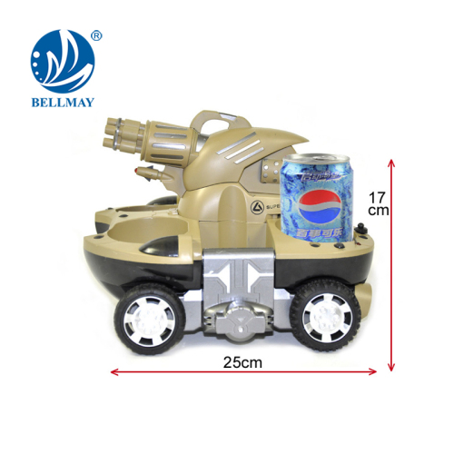 Cool Design and Hard Body Shell Rc Tank Built-in LED Headlamp RC Tank for Wholesale