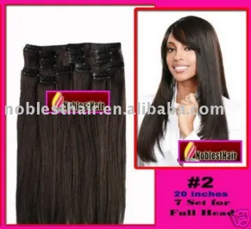 Human hair clip extension chinese manufucturer