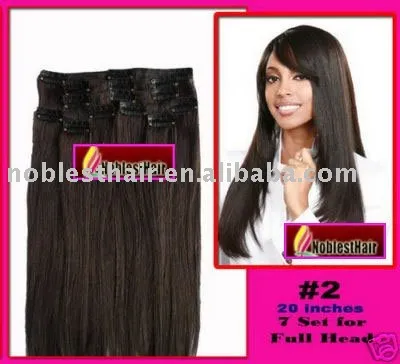 Human hair clip extension chinese manufucturer