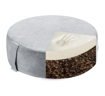 Eco-Friendly Meditation Pillow with Organic Cotton and Custom Design