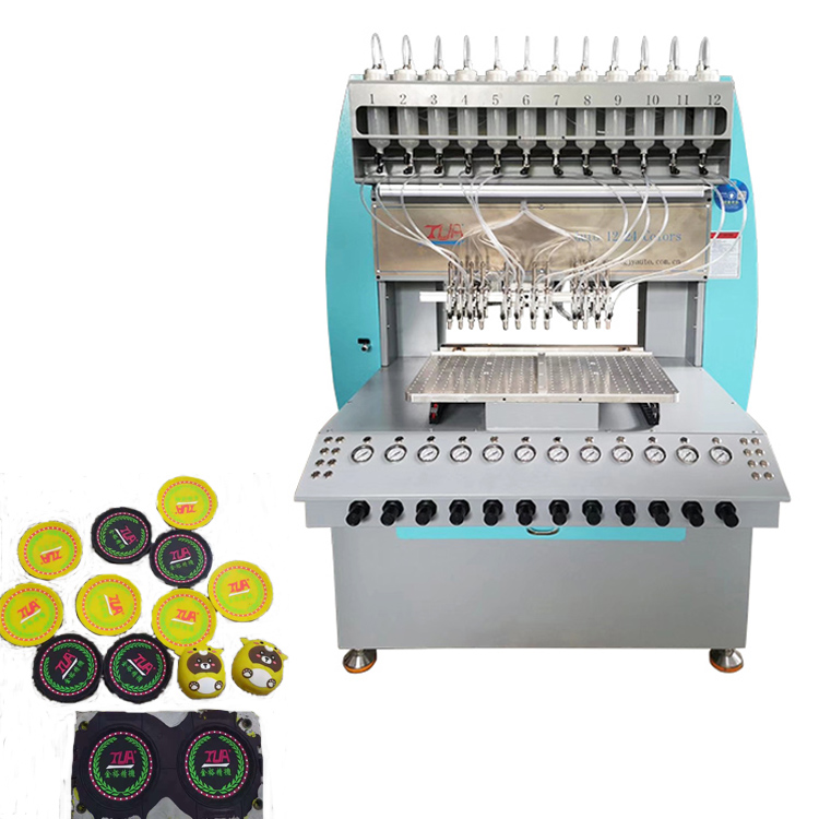 12 krāsu Augstas precizitātes drukas izgatavošanas mašīnas PVC plāksteris