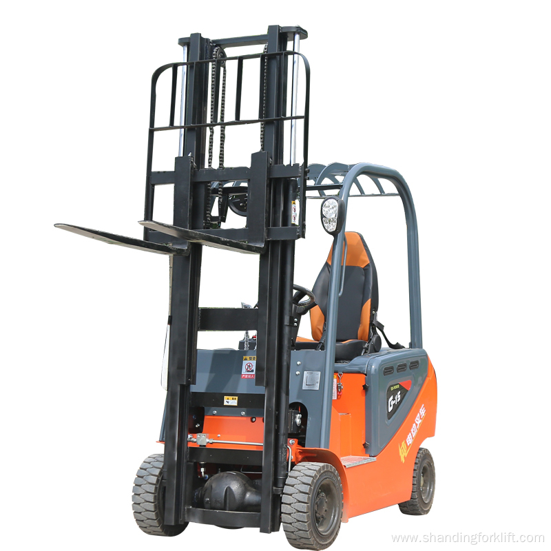 1.0 Ton 4-Wheel Electric Forklift