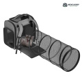 Mochila para gatos expandible con túnel desmontable