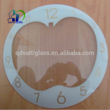 1.8mm 2mm clock cover glass with screen printing
